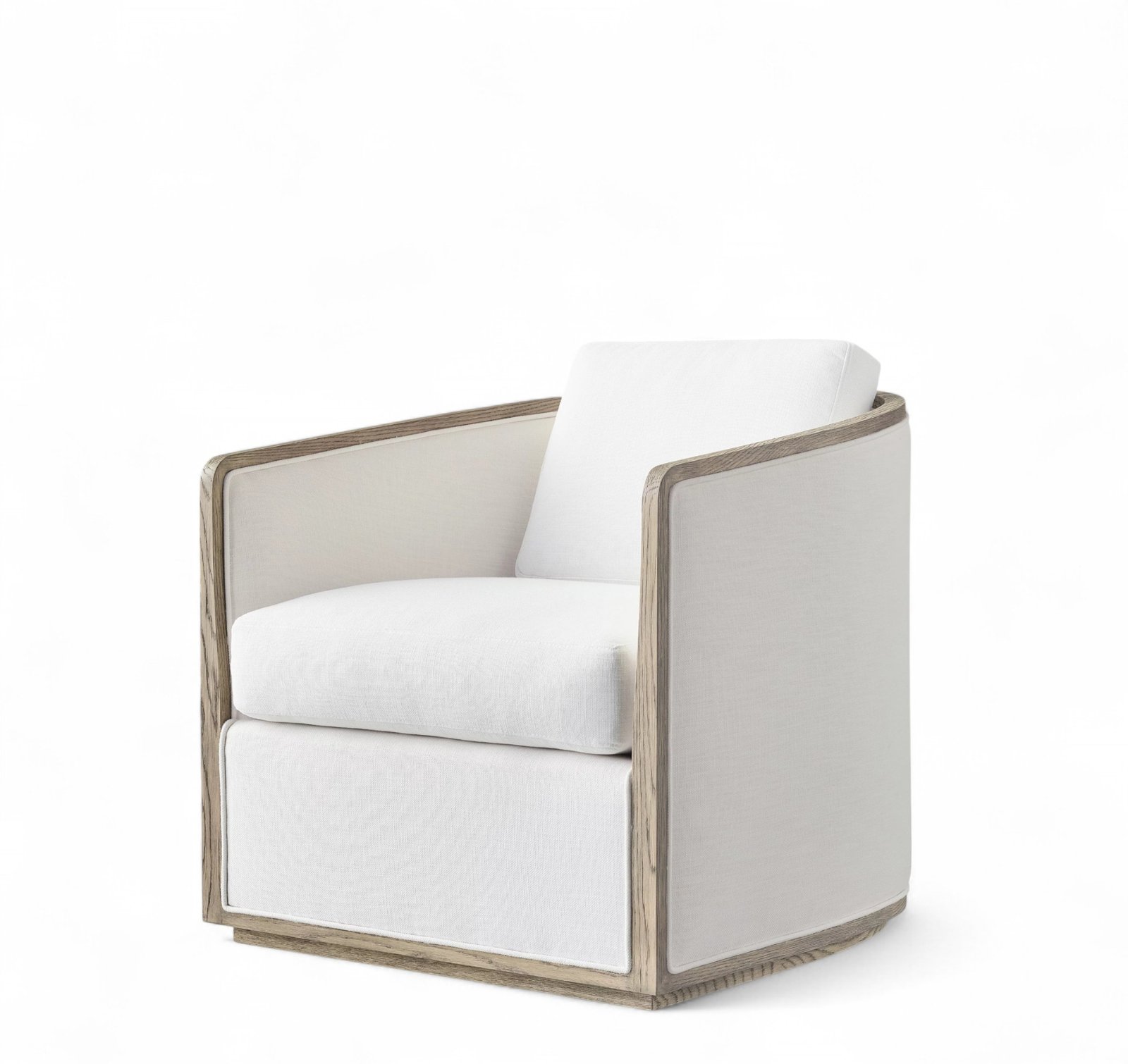 French Barrel Back Slope Armchair