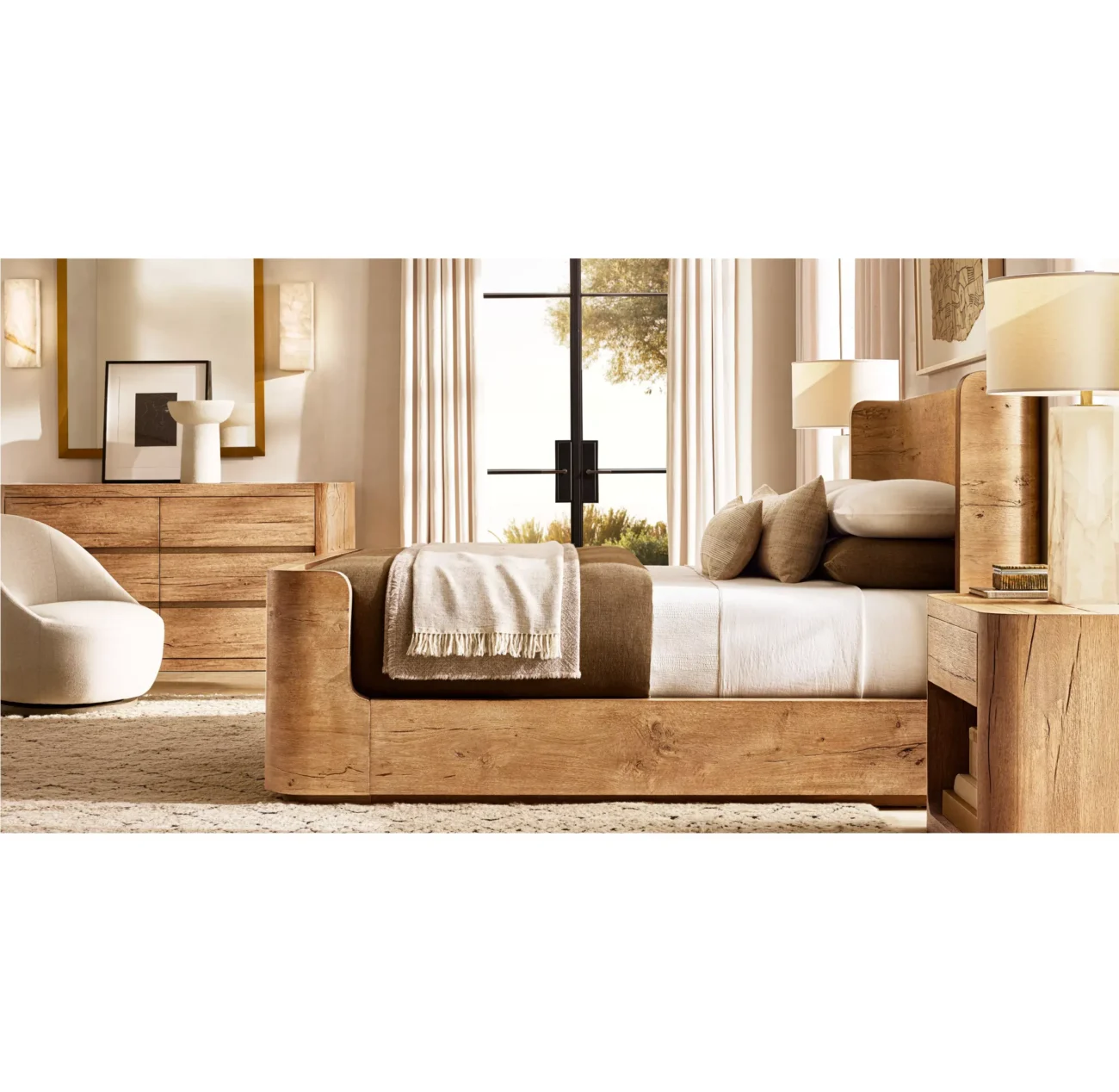 Oslo Shelter Platform Bed With Footboard - Image 9