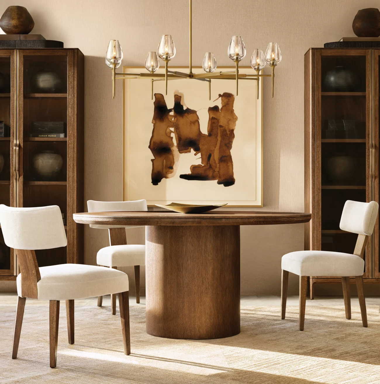 Padua Round Wood Dining Table - Image 6