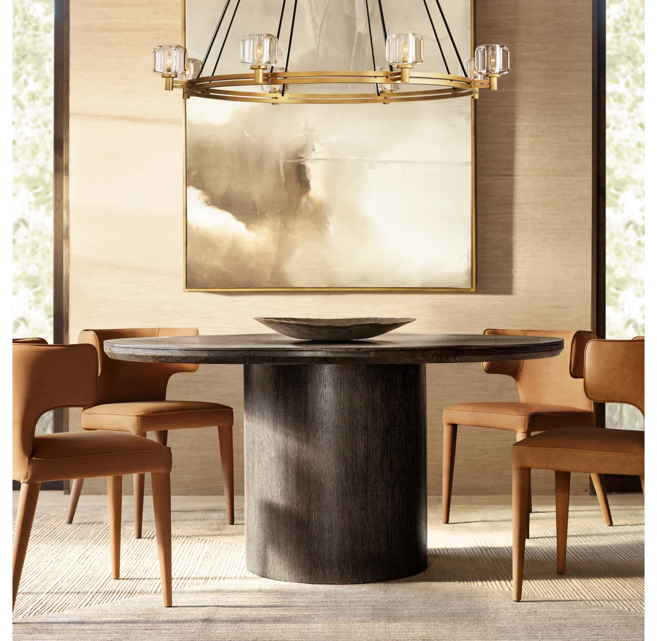 Padua Round Wood Dining Table - Image 7