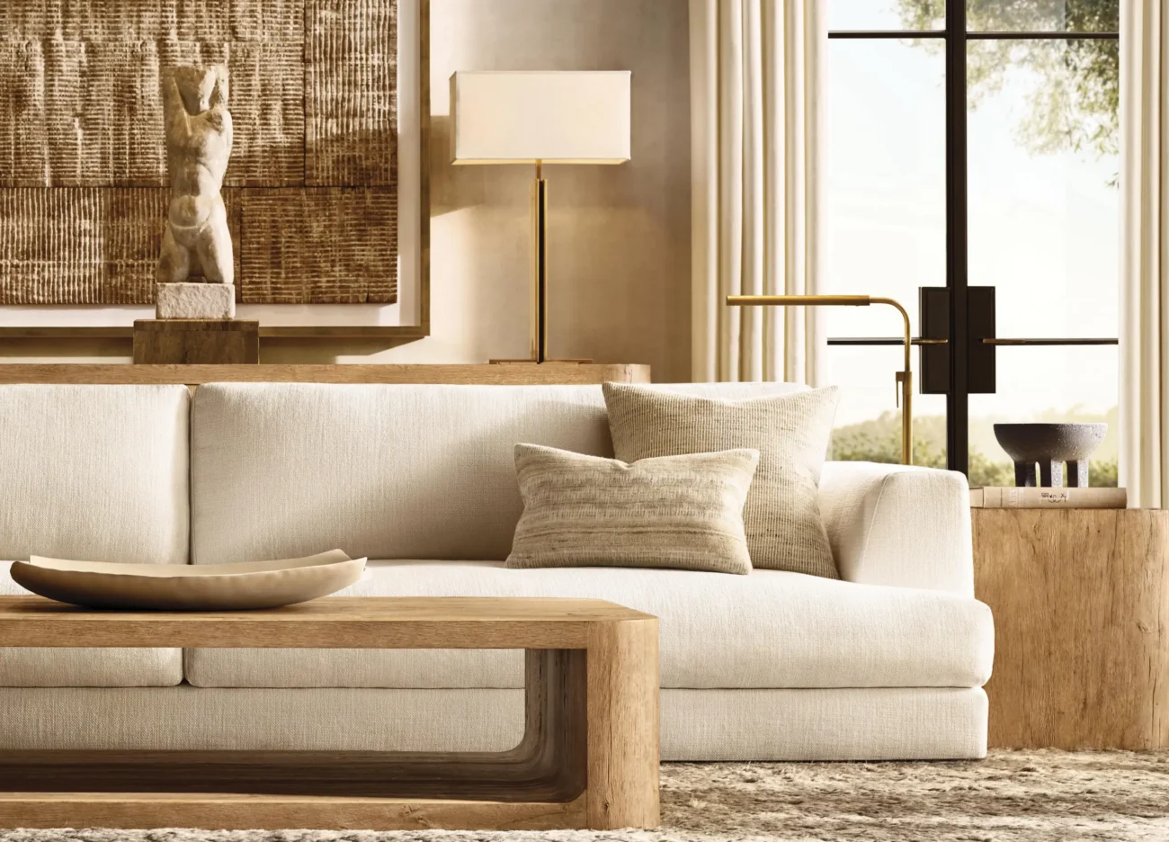 Oslo Open Square Rectangle Coffee Table - Image 2
