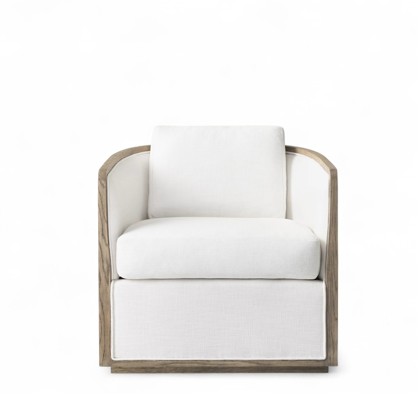French Barrel Back Slope Armchair - Image 3