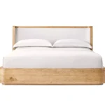 Oslo Fabric Shelter Wood Bed