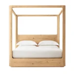 Oslo Panel Platform Canopy King Bed