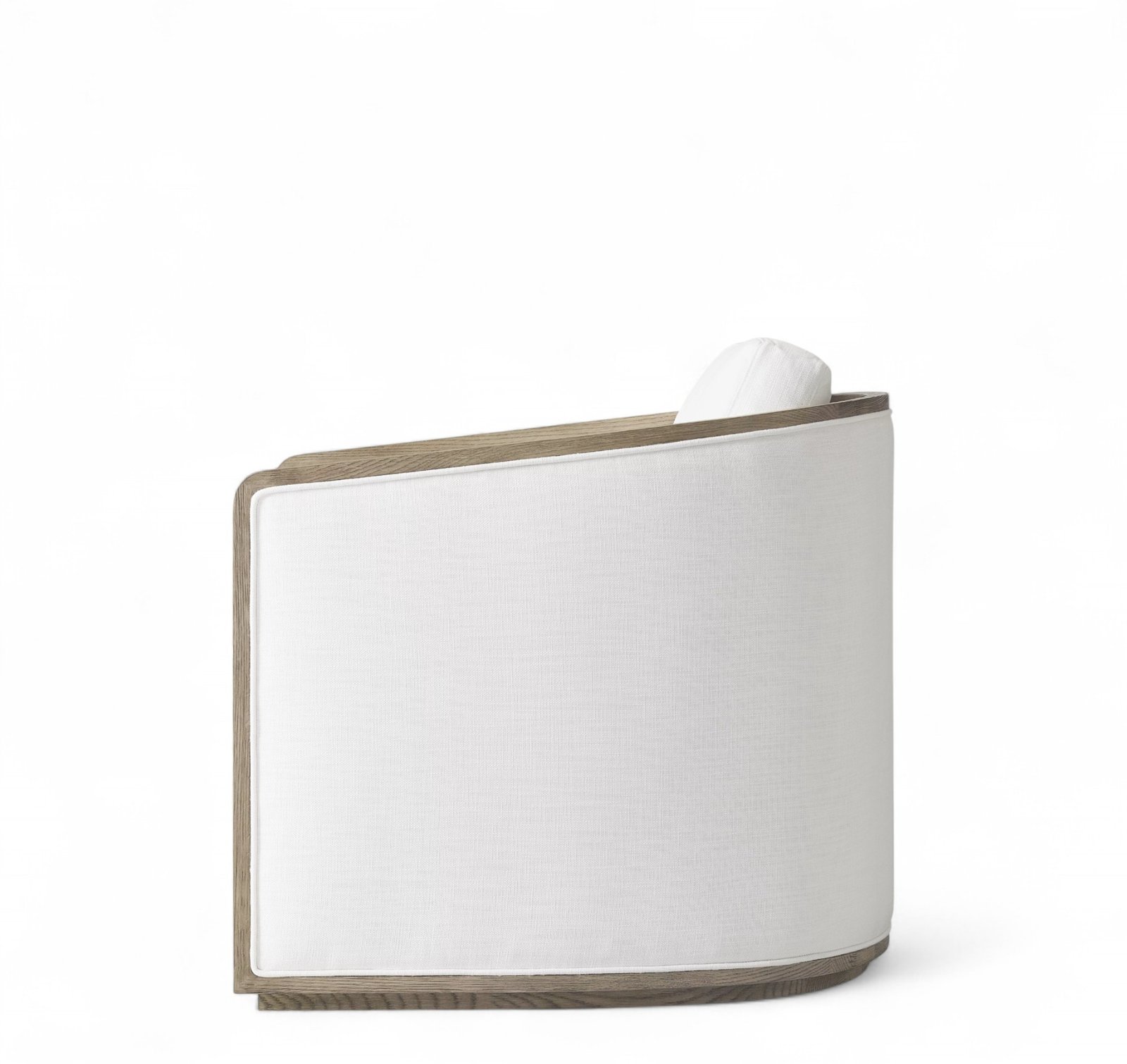 French Barrel Back Slope Armchair - Image 5