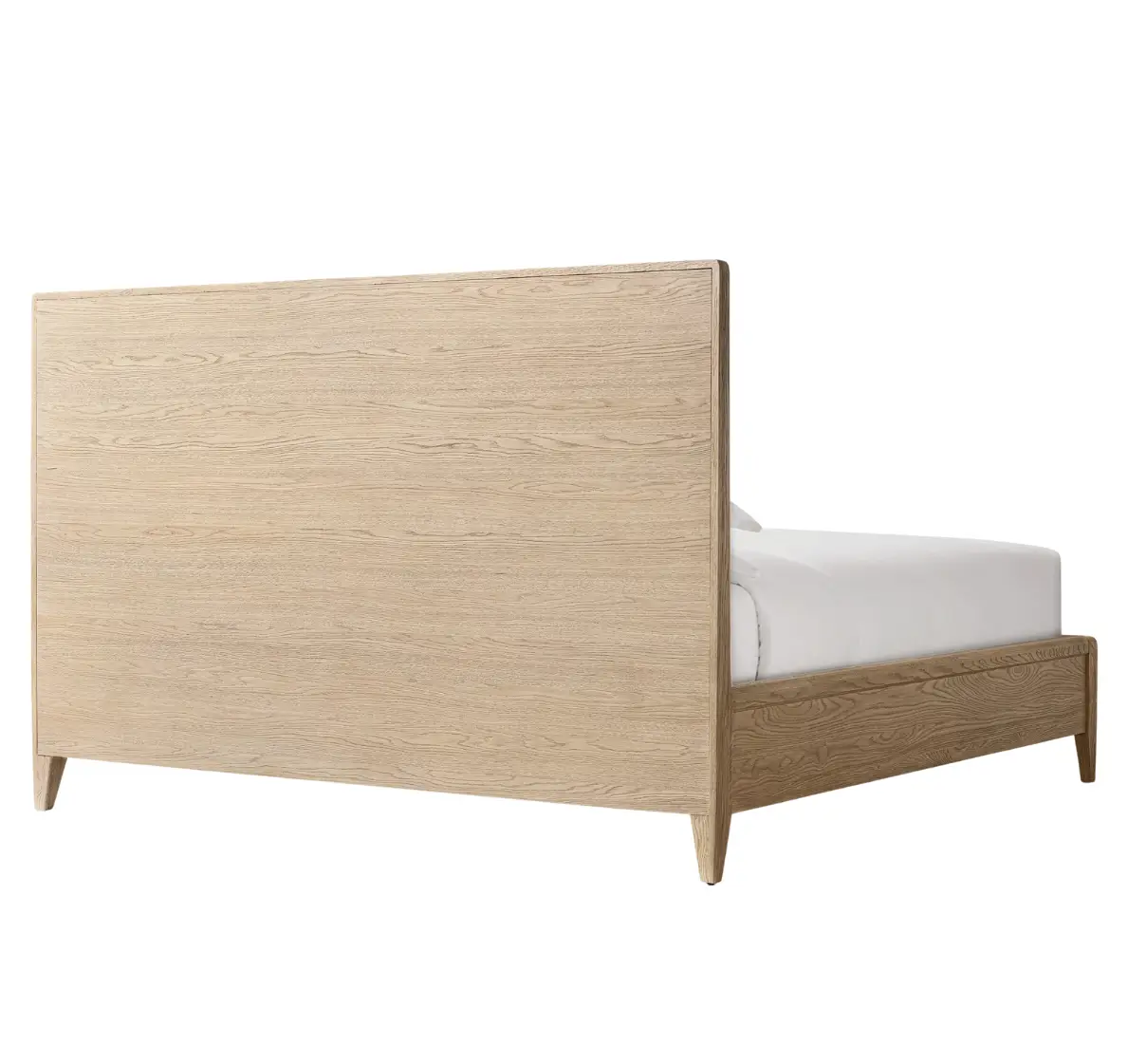 Virginia Oak Wood Panel Bed - Image 4