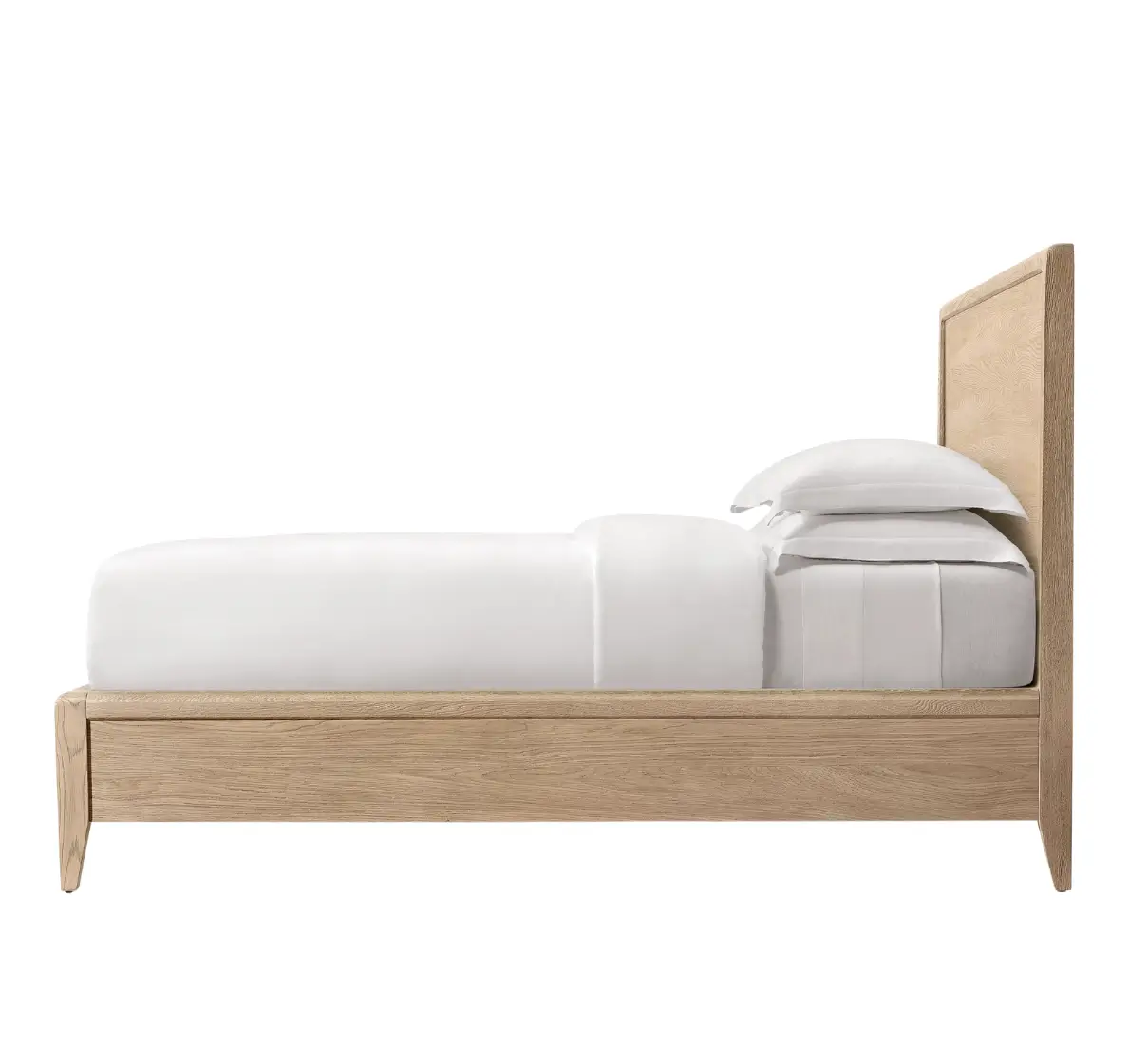 Virginia Oak Wood Panel Bed - Image 3