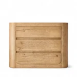 Oslo 3-Drawer Closed Nightstand