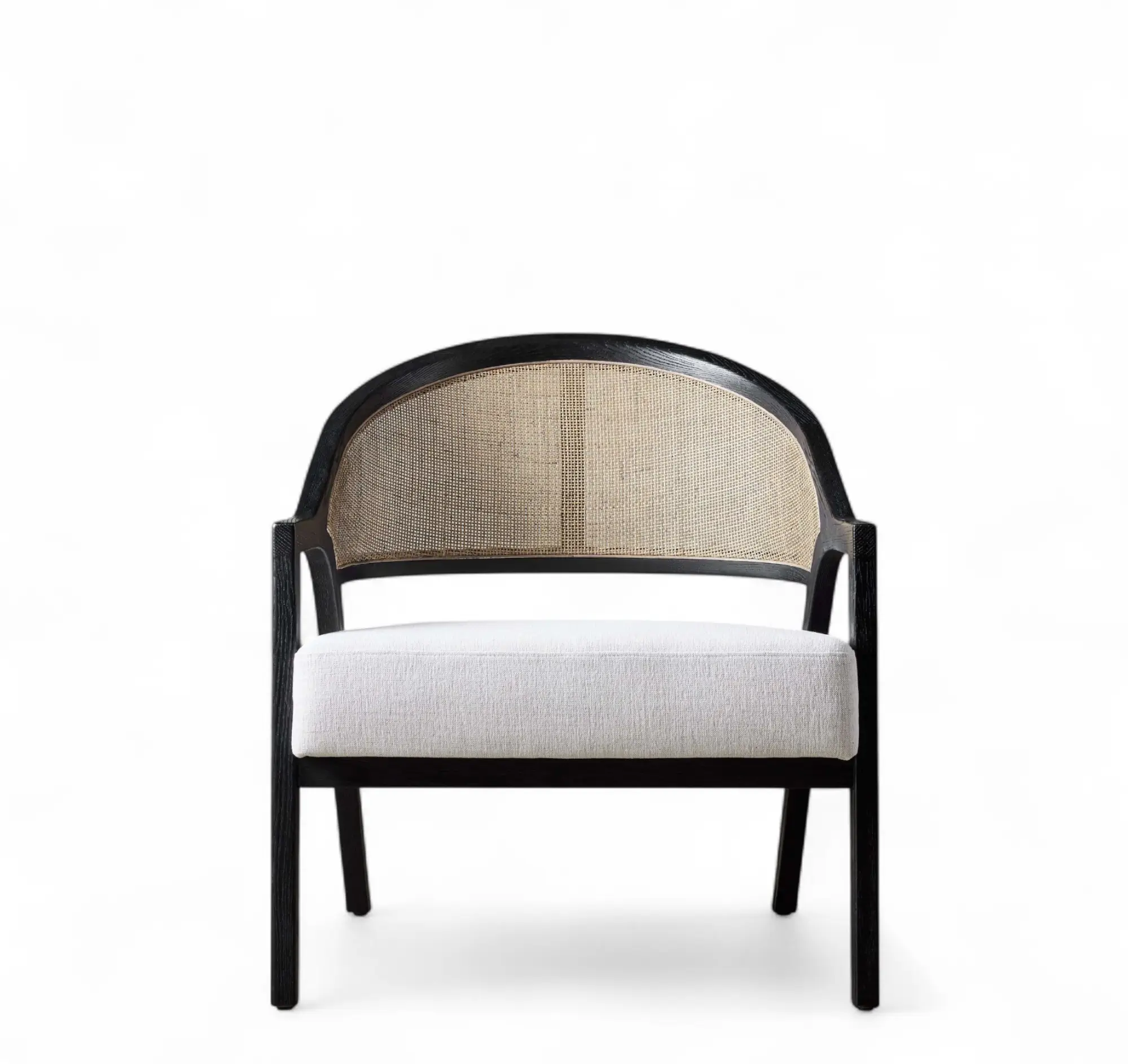 Aimee Cane Upholstered Armchair - Image 2