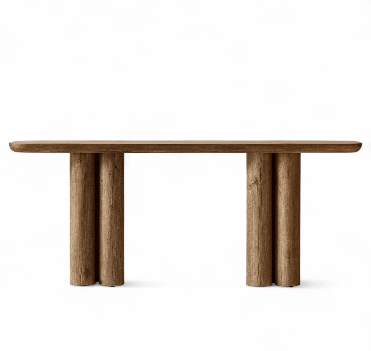 Oslo Cylinder Wood Console Table - Image 5