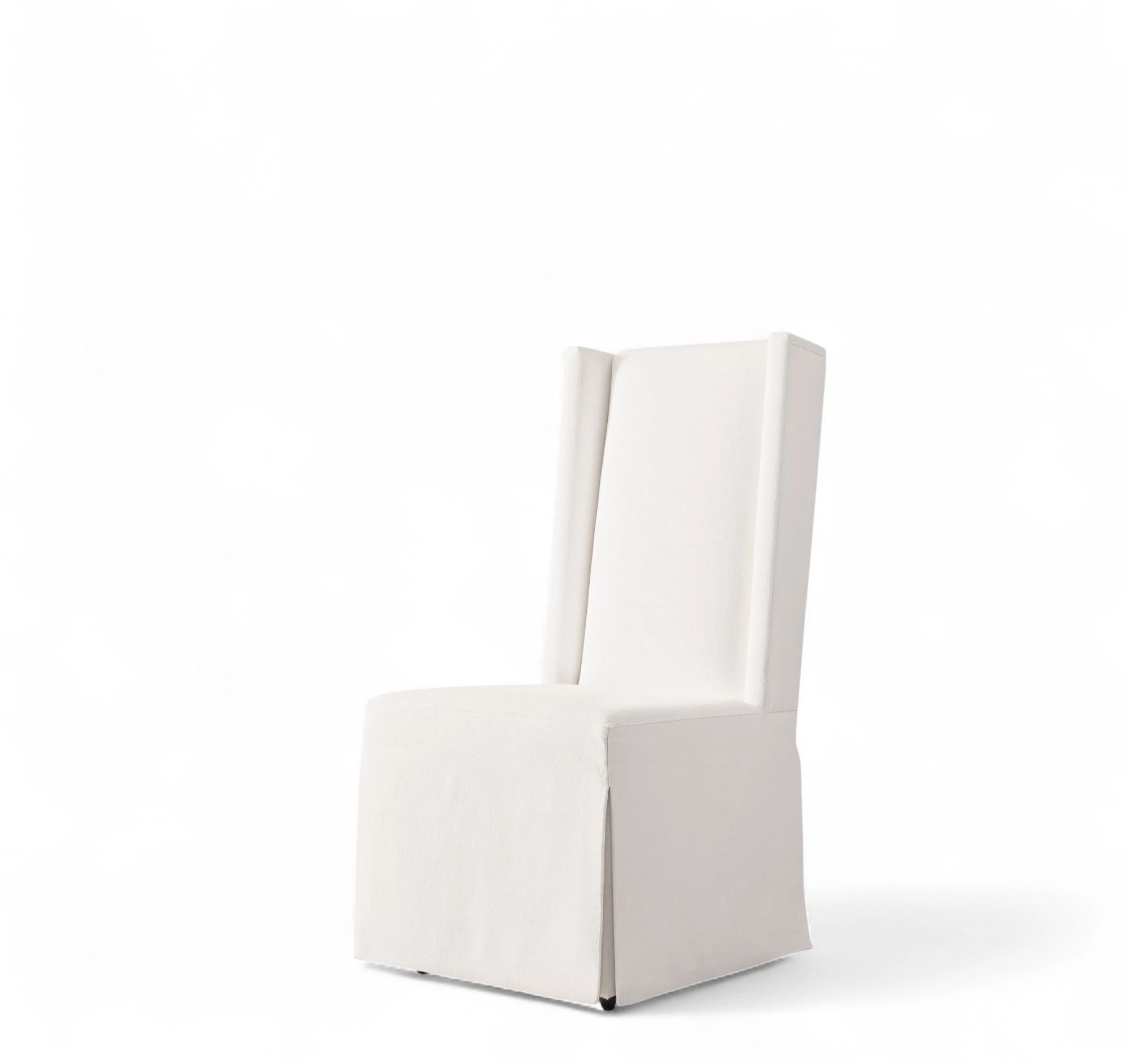 Ames Skirted Fabric Dining Side Chair