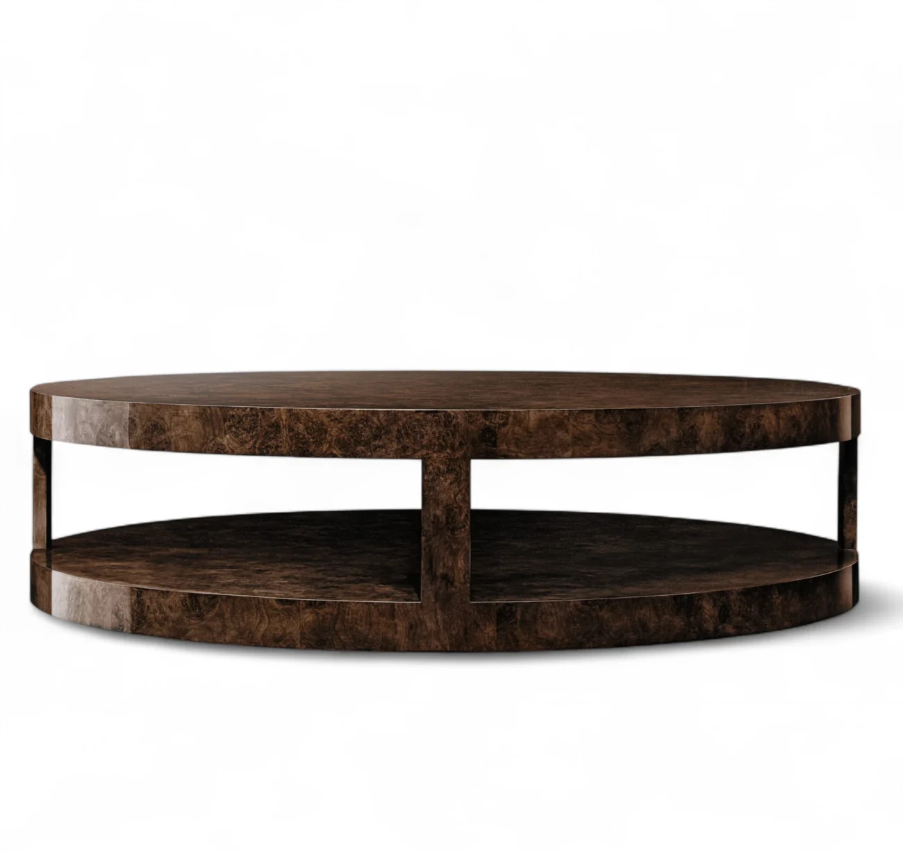 Burl Round Coffee Table - Image 3