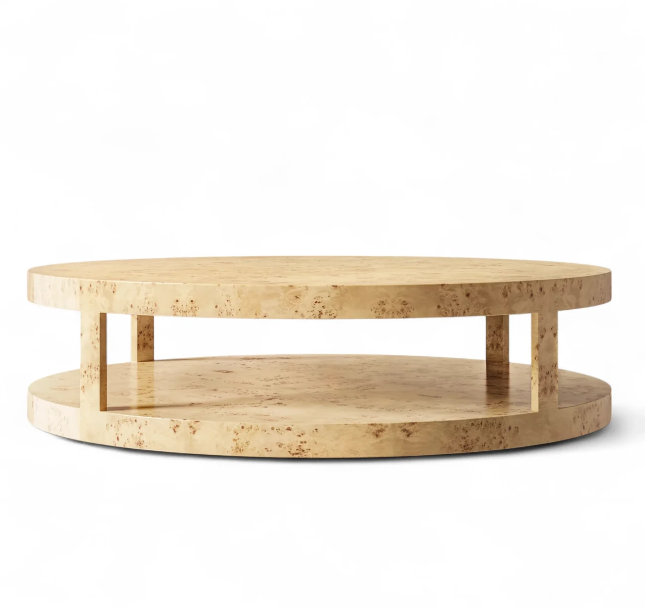 Burl Round Coffee Table - Image 2