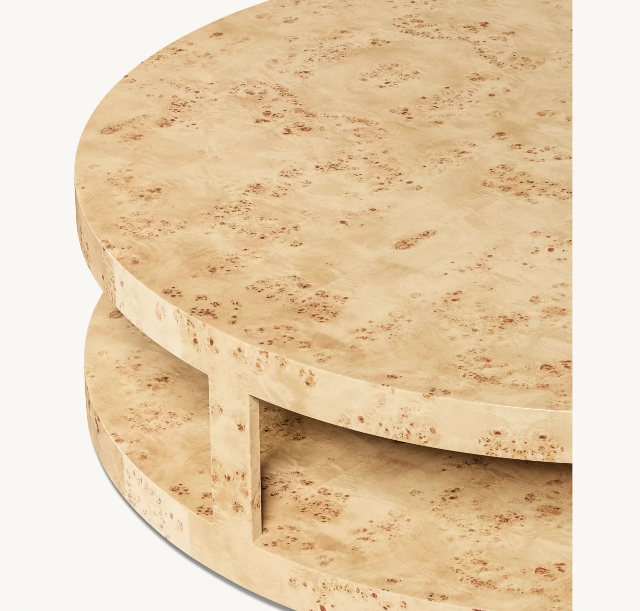 Burl Round Coffee Table - Image 5