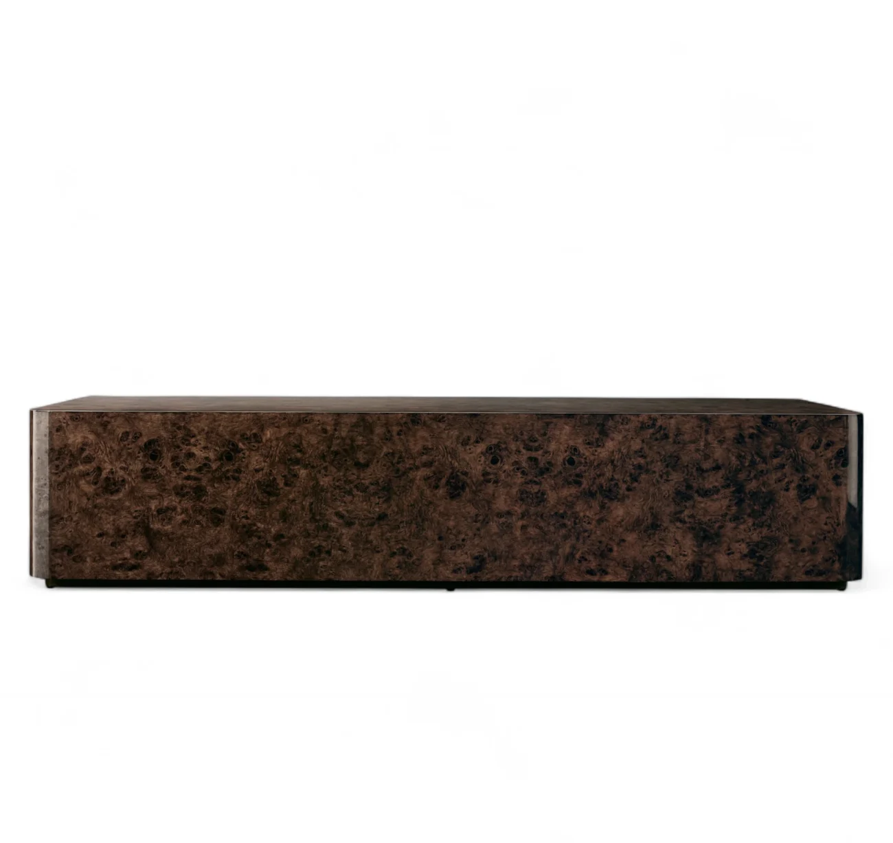 Burl Rectangular Plinth Coffee Table - Image 3