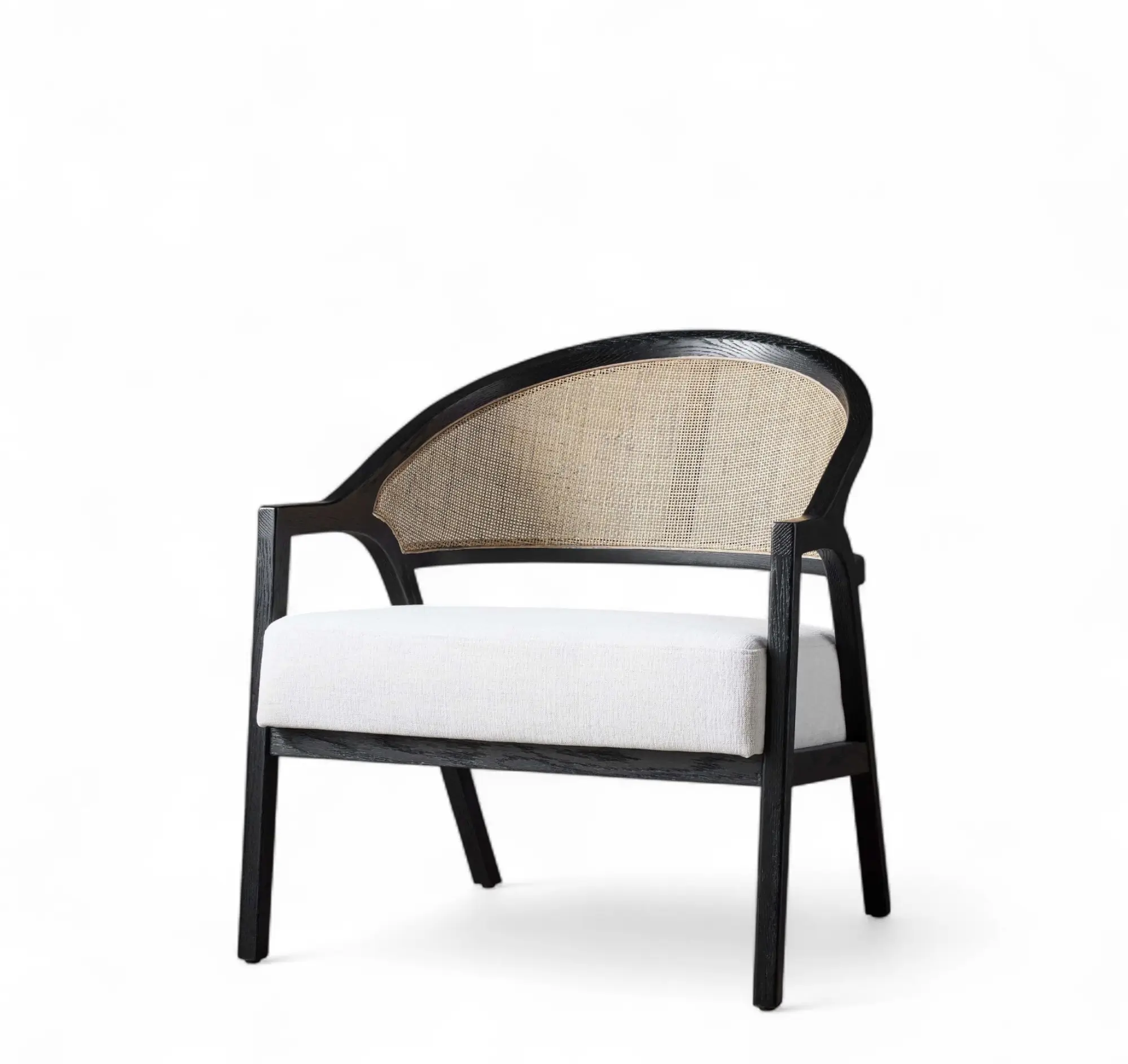 Aimee Cane Upholstered Armchair