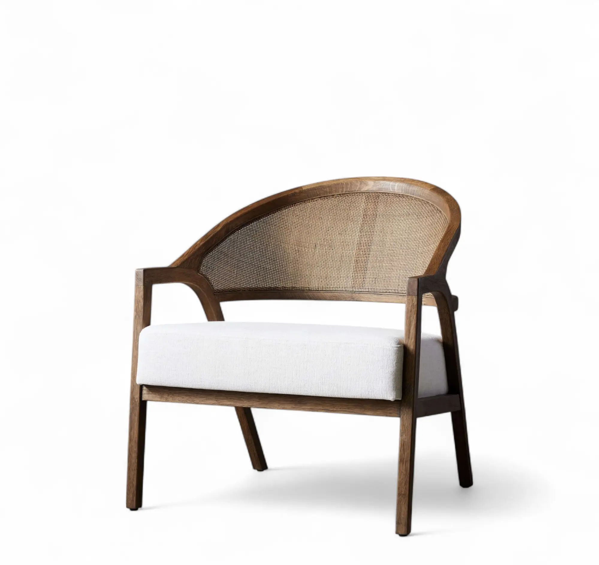 Aimee Cane Upholstered Armchair - Image 4