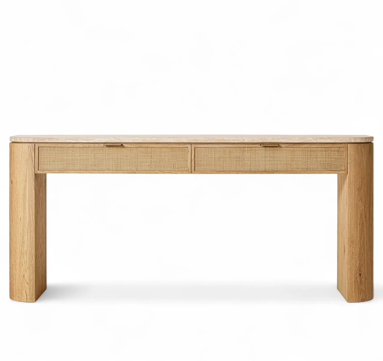 Mizu Console Table with Drawers