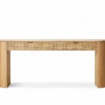 Mizu Console Table with Drawers