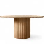 Byron Emperador Marble Round Dining Table