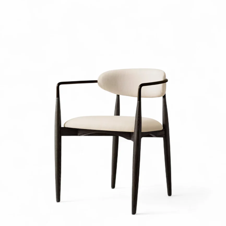 Arno Fabric Dining Armchair